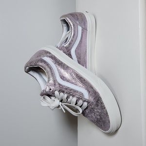 Vans cracked metallic rose gold